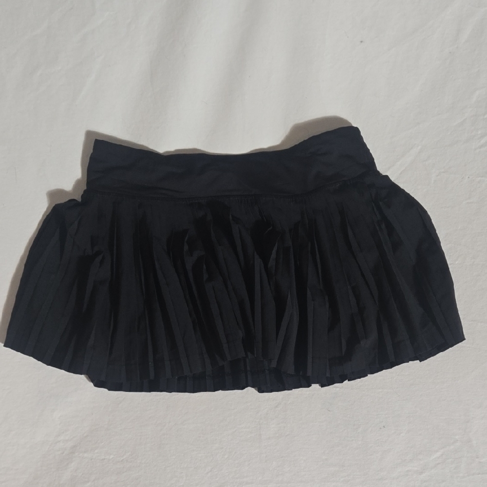 Lululemon Athletica Black Mini Skirt With Built In Shorts